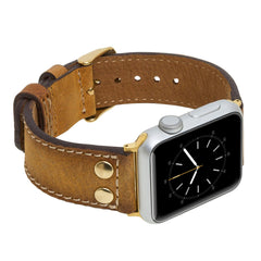Correa de cuero Como para Apple Watch