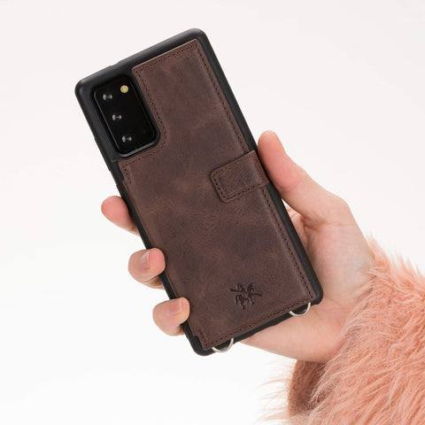 Fermo Leather Crossbody Wallet Phone Case for Galaxy Note 20