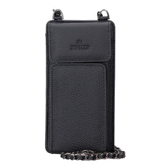 Bolso para teléfono Vittoria Universal Slim tipo bandolera de cuero 