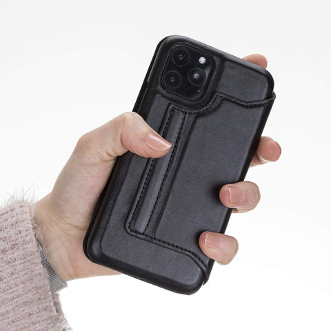 Estuche tipo billetera de cuero con bloqueo RFID Venice para iPhone 11 Pro