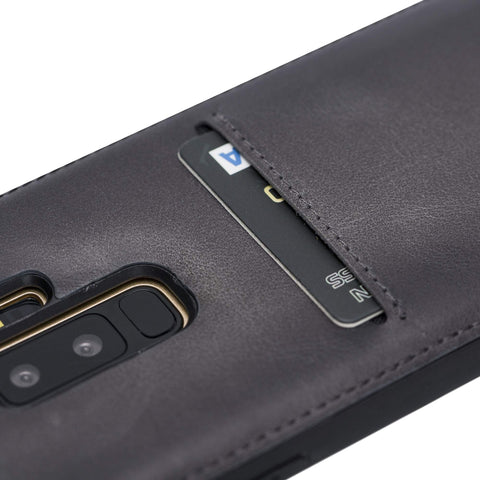 Capri Snap On Leather Wallet Case for Samsung Galaxy S9 Plus