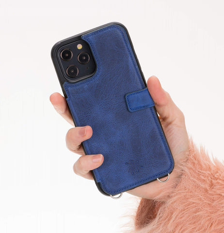 Fermo Leather Crossbody Wallet Phone Case for iPhone 12 Pro Max