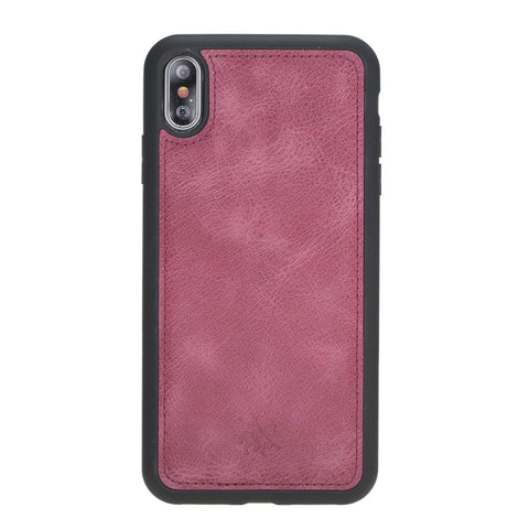 Funda de cuero Lucca Snap On para iPhone XS Max