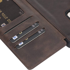 Verona Funda tipo billetera delgada de cuero con bloqueo RFID para Samsung Galaxy S20 Plus