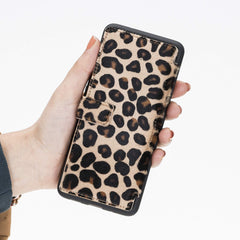 Verona Funda tipo billetera delgada de cuero con bloqueo RFID para Samsung Galaxy S20