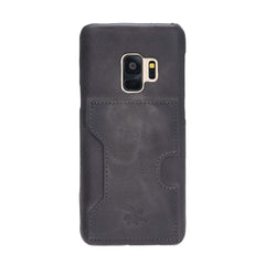Funda tipo billetera de cuero con bloqueo RFID Florence para Samsung Galaxy S9
