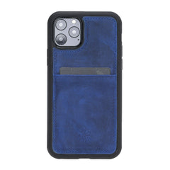 Funda tipo billetera de cuero Capri Snap On para iPhone 11 Pro