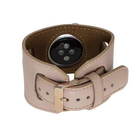 Ancona Leather Cuff Band Strap for Apple Watch