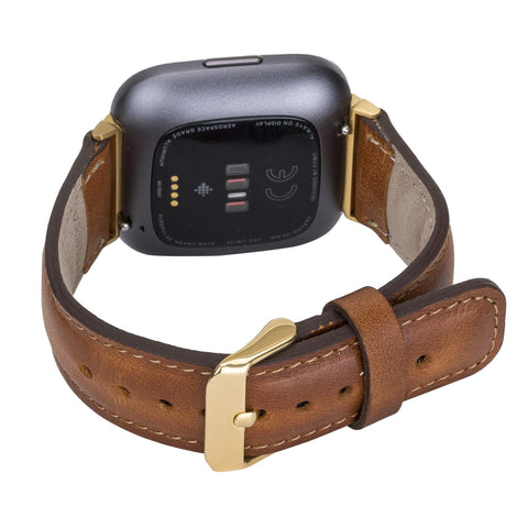 Tuscany Leather Watch Band for Fitbit Versa