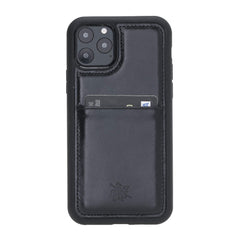 Funda tipo billetera de cuero Capri Snap On para iPhone 11 Pro