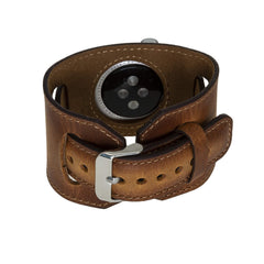 Ancona Leather Cuff Band Strap for Apple Watch