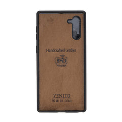 Verona - Funda tipo cartera delgada de piel con bloqueo RFID para Samsung Galaxy Note 10