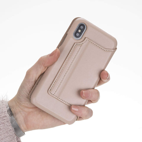 Venice RFID Blocking Leather Wallet Stand Case for iPhone X