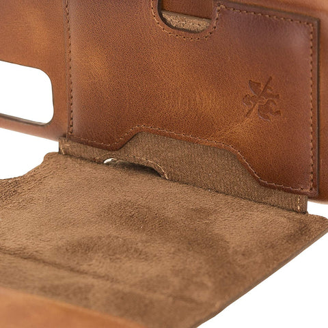 Funda tipo billetera de cuero con bloqueo RFID Florence para Samsung Galaxy S20 Plus