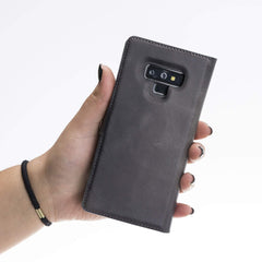 Funda tipo billetera de cuero con bloqueo RFID Florence para Samsung Galaxy Note 9