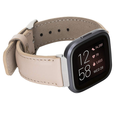 Tuscany Leather Watch Band for Fitbit Versa