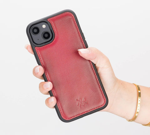 Lucca Snap On Leather Case for iPhone 14 Plus