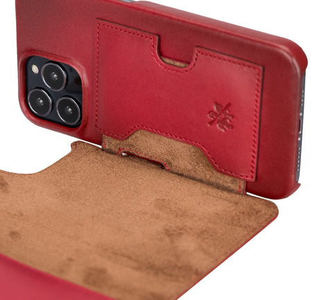 Florence RFID Blocking Leather Wallet Case for iPhone 14 Pro Max