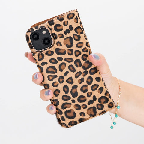 Florence RFID Blocking Leather Wallet Case for iPhone 14 Plus