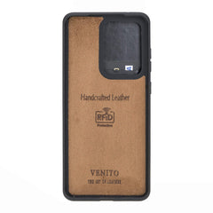 Verona Funda tipo billetera delgada de cuero con bloqueo RFID para Samsung Galaxy S20 Ultra