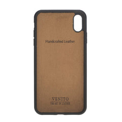Funda de cuero Lucca Snap On para iPhone XS Max