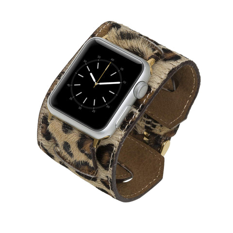 Ancona Leather Cuff Band Strap for Apple Watch
