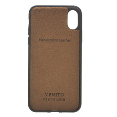Funda de cuero Lucca Snap On para iPhone XS Max