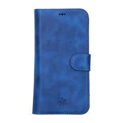 Funda tipo billetera de cuero con bloqueo RFID Florence para iPhone 15 Pro Max