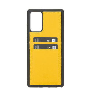 Funda tipo billetera de cuero Capri Snap On para Samsung Galaxy Note 20