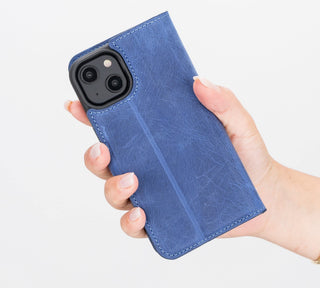 Ravenna RFID Blocking Detachable Leather Wallet Case for iPhone 14