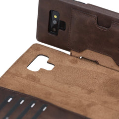 Funda tipo billetera de cuero con bloqueo RFID Florence para Samsung Galaxy Note 9