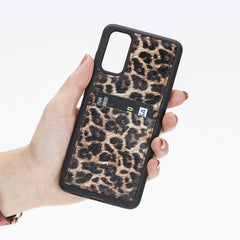 Funda tipo billetera de cuero Capri Snap On para Samsung Galaxy S20