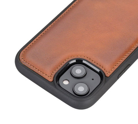 Lucca Snap On Leather Case for iPhone 14 Plus
