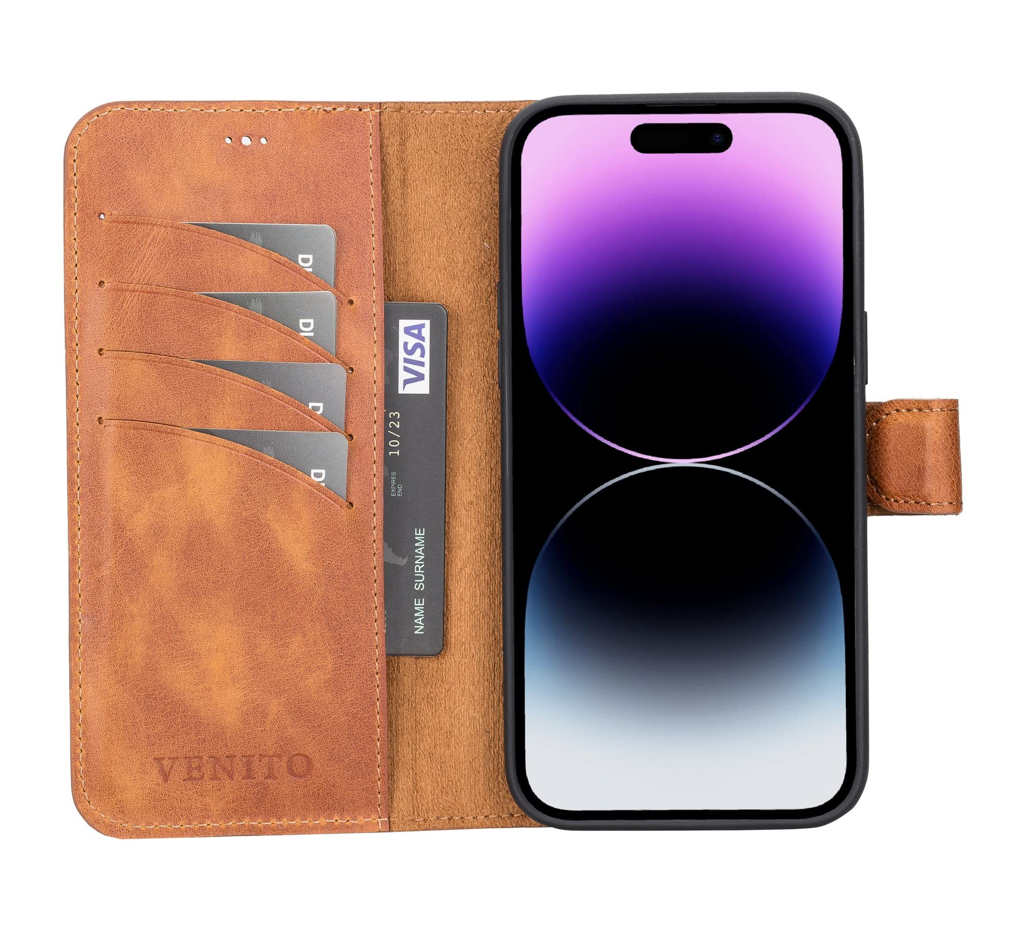 TECHGEAR Cover iPhone 14 - Custodia Portafoglio in Pelle Sintetica con TPU Antiurto, Funzione di Supporto con Slot per Schede e Cinturino da Polso per iPhone 14 (6,1 Pollici 2022) lavanda TECHGEAR Cover iPhone 14 - Custodia Portafoglio in Pelle Sintetica con TPU Antiurto, Funzione di Supporto con Slot per Schede e Cinturino da Polso per iPhone 14 (6,1 Pollici 2022) lavanda