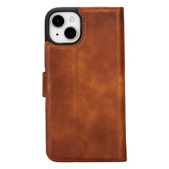 Ravenna RFID Blocking Detachable Leather Wallet Case for iPhone 15 Plus