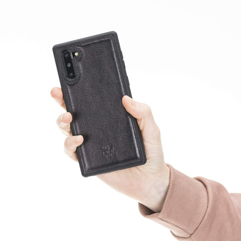 Funda de cuero Lucca Snap On para Samsung Galaxy Note 10