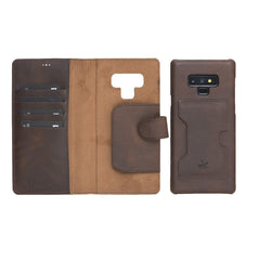 Funda tipo billetera de cuero con bloqueo RFID Florence para Samsung Galaxy Note 9