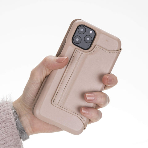 Estuche tipo billetera de cuero con bloqueo RFID Venice para iPhone 11 Pro