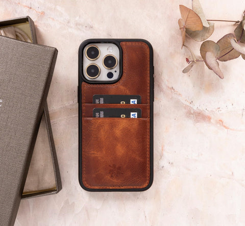 Capri Snap On Leather Wallet Case for iPhone 15 Pro Max