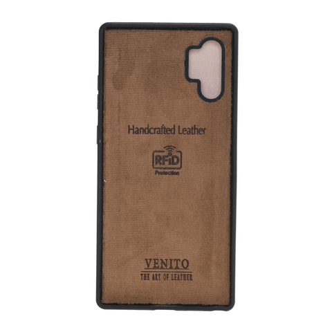 Verona Funda tipo billetera delgada de cuero con bloqueo RFID para Samsung Galaxy Note 10 Plus