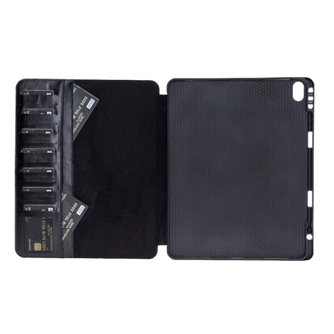 Funda tipo billetera de cuero Parma para iPad Pro 12.9 2018