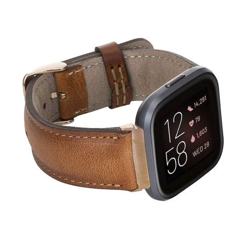 Tuscany Leather Watch Band for Fitbit Versa