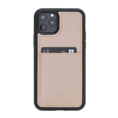 Funda tipo billetera de cuero Capri Snap On para iPhone 11 Pro