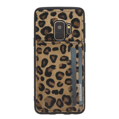 Funda tipo billetera de cuero Pisa Snap On con soporte para Samsung Galaxy S9