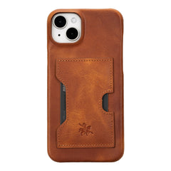 Funda tipo billetera de cuero con bloqueo RFID Florence para iPhone 15 Plus