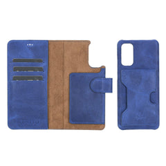 Funda tipo billetera de cuero con bloqueo RFID Florence para Samsung Galaxy S20