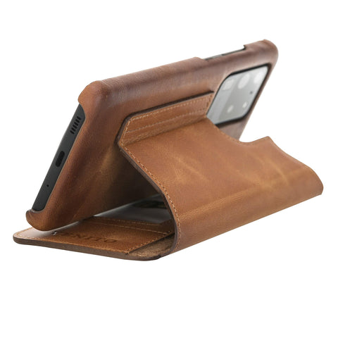 Venice RFID Blocking Leather Wallet Stand Case for Samsung Galaxy S20 Ultra