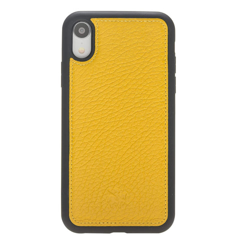 Funda de cuero Lucca Snap On para iPhone XR