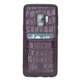 Funda tipo billetera de cuero Cosa Snap On para Samsung Galaxy S9