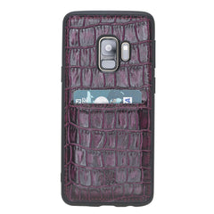 Funda tipo billetera de cuero Cosa Snap On para Samsung Galaxy S9